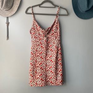 Abercrombie & Fitch Floral Mini Dress w/ Cutout